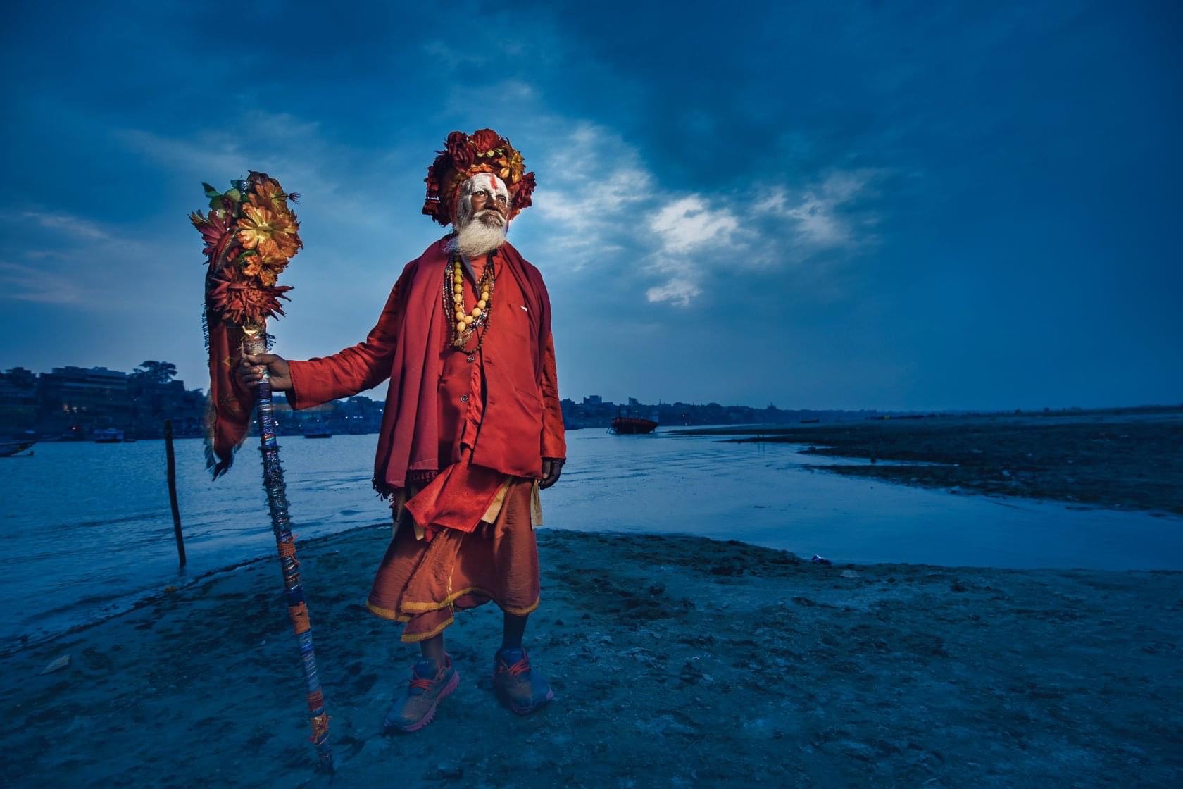 Baba on the Ganges