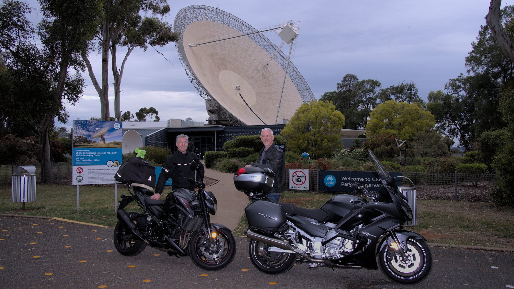 Selfie at The Dish, Parkes, NSW.