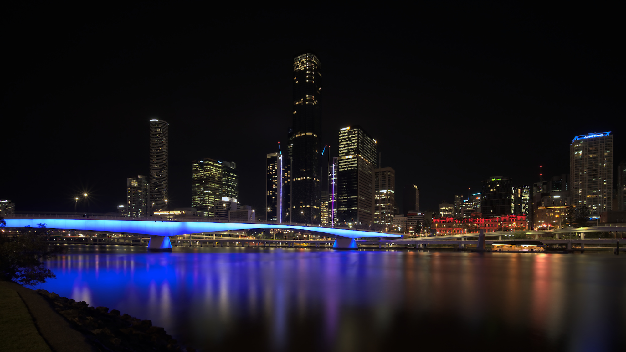 Brisbane CBD from Southbank