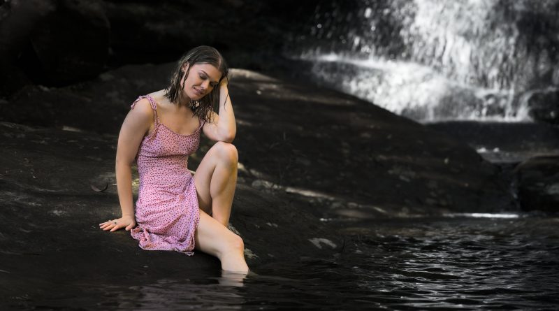Maddie at Kariong Brook Falls